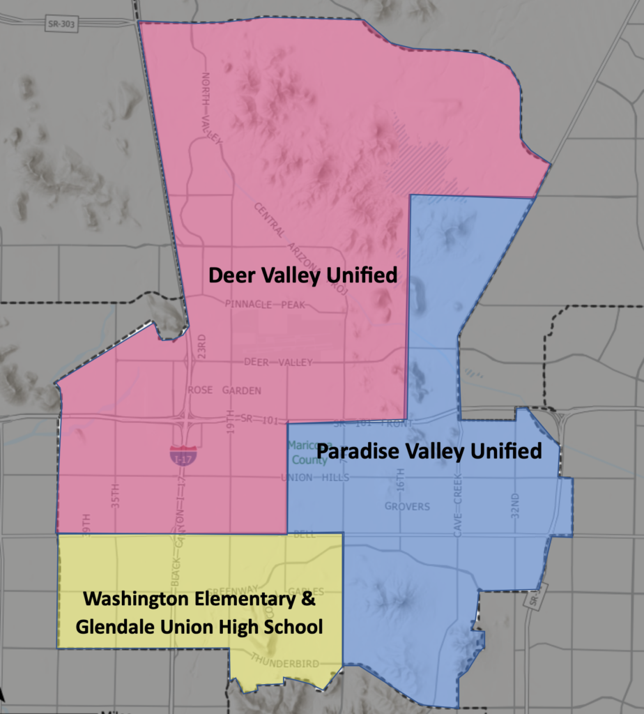 Simple Map of LD2 School Districts